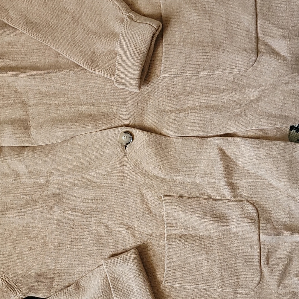 Talbot Wool Blend One Button Cardigan - Picture 3 of 6